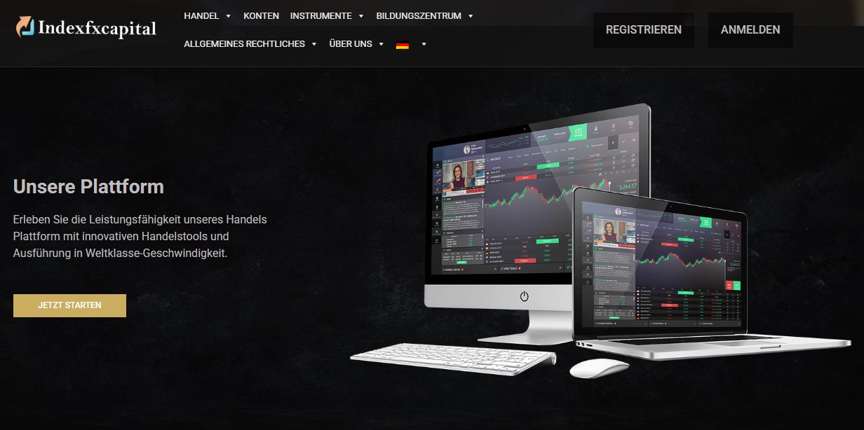 IndexFXCapital Trading Platform