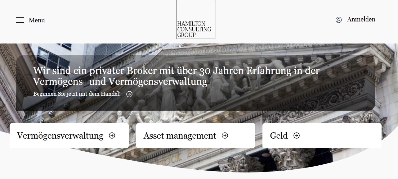 Hamilton Consulting Group Homepage