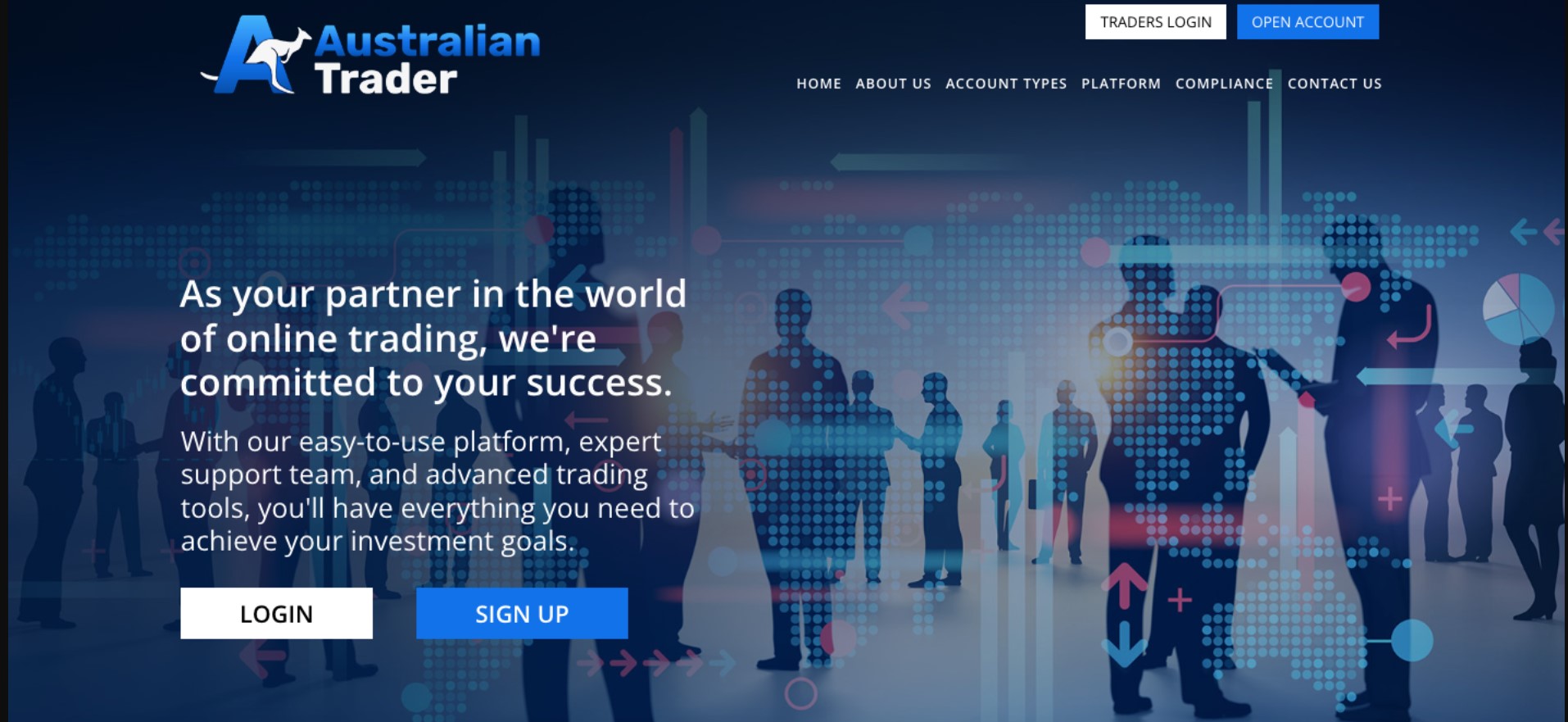 Australian Trader website