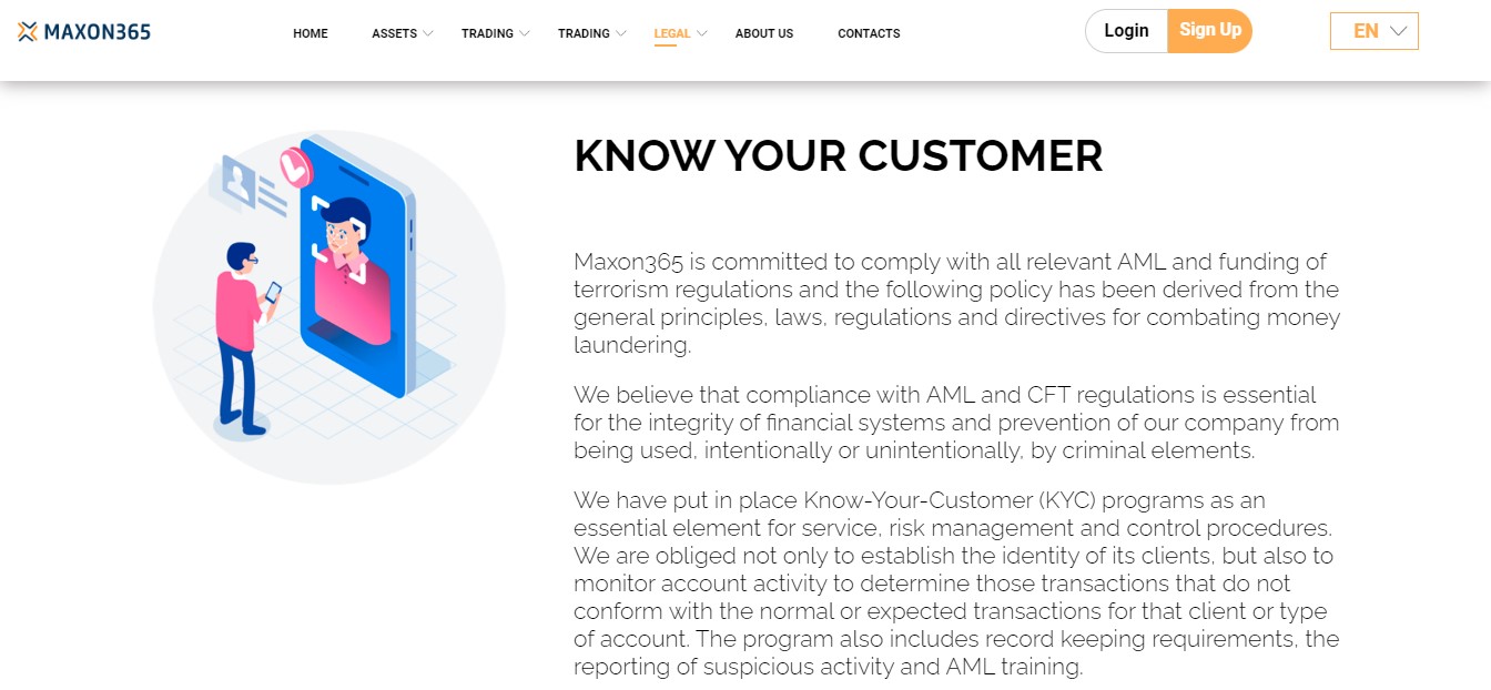 Maxon365 KYC Compliance