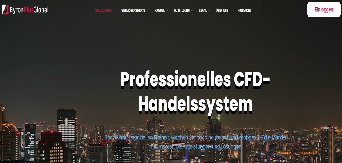 ByronPlusGlobal Professionelles CFD-Handelssytem